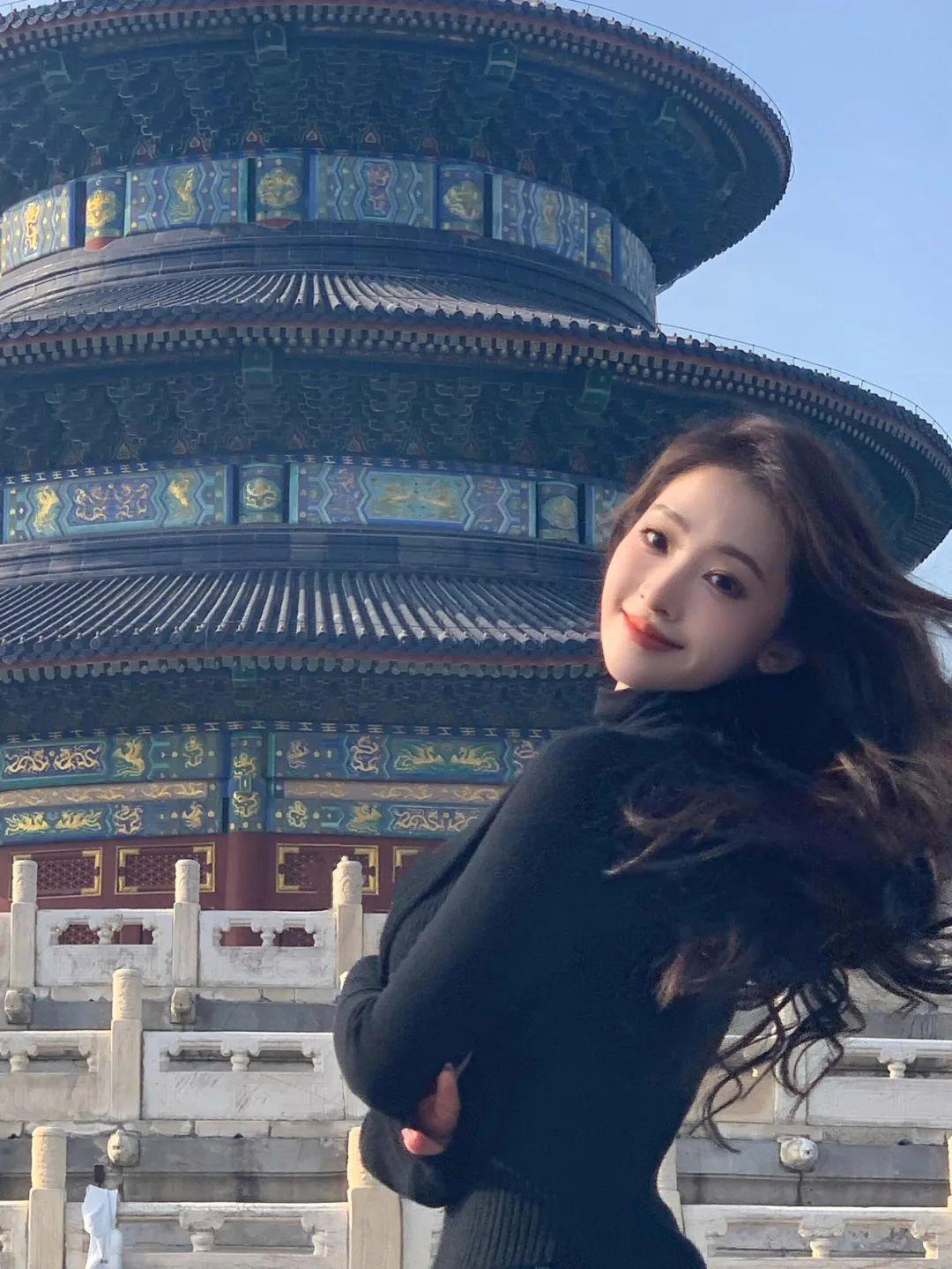 天坛拍照有技巧,9个动作跟着做,天坛景美仁更美