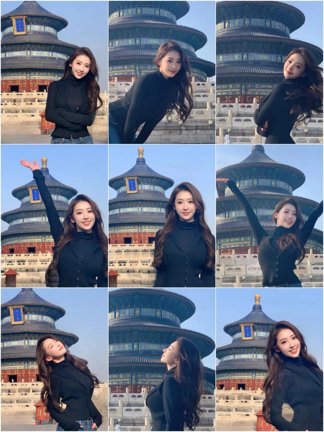 天坛拍照有技巧,9个动作跟着做,天坛景美仁更美