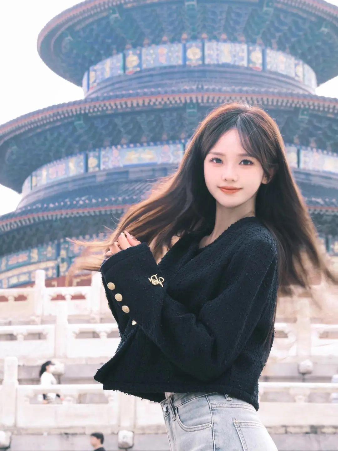 旅游景区拍照,9个动作,简单易学,这样拍照都说很好看