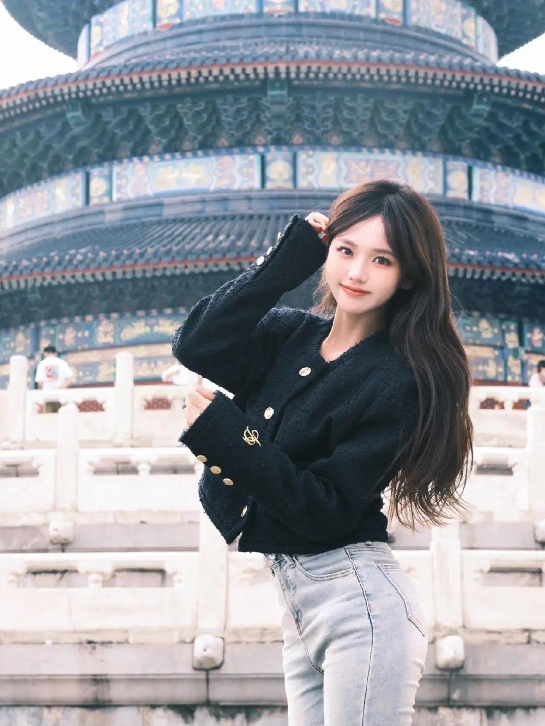 旅游景区拍照,9个动作,简单易学,这样拍照都说很好看