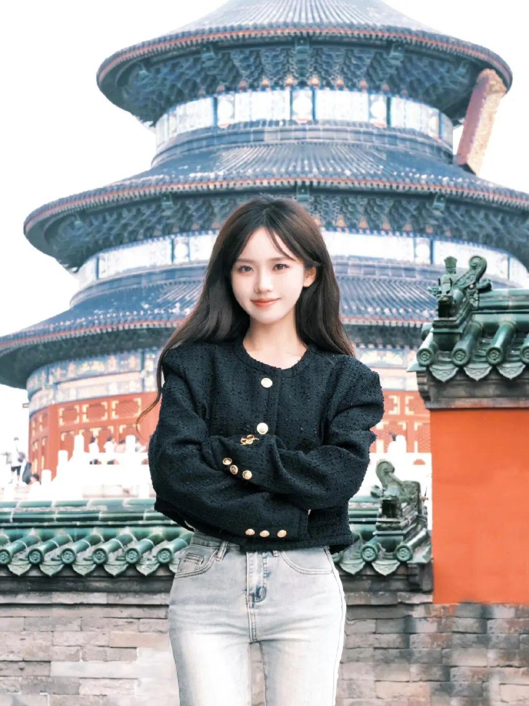 旅游景区拍照,9个动作,简单易学,这样拍照都说很好看