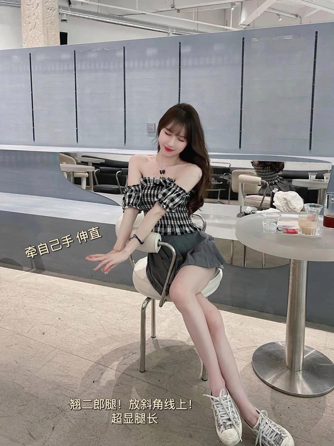 8个拍照pose,日常拍照可以用,拍照出片漂亮、身材好