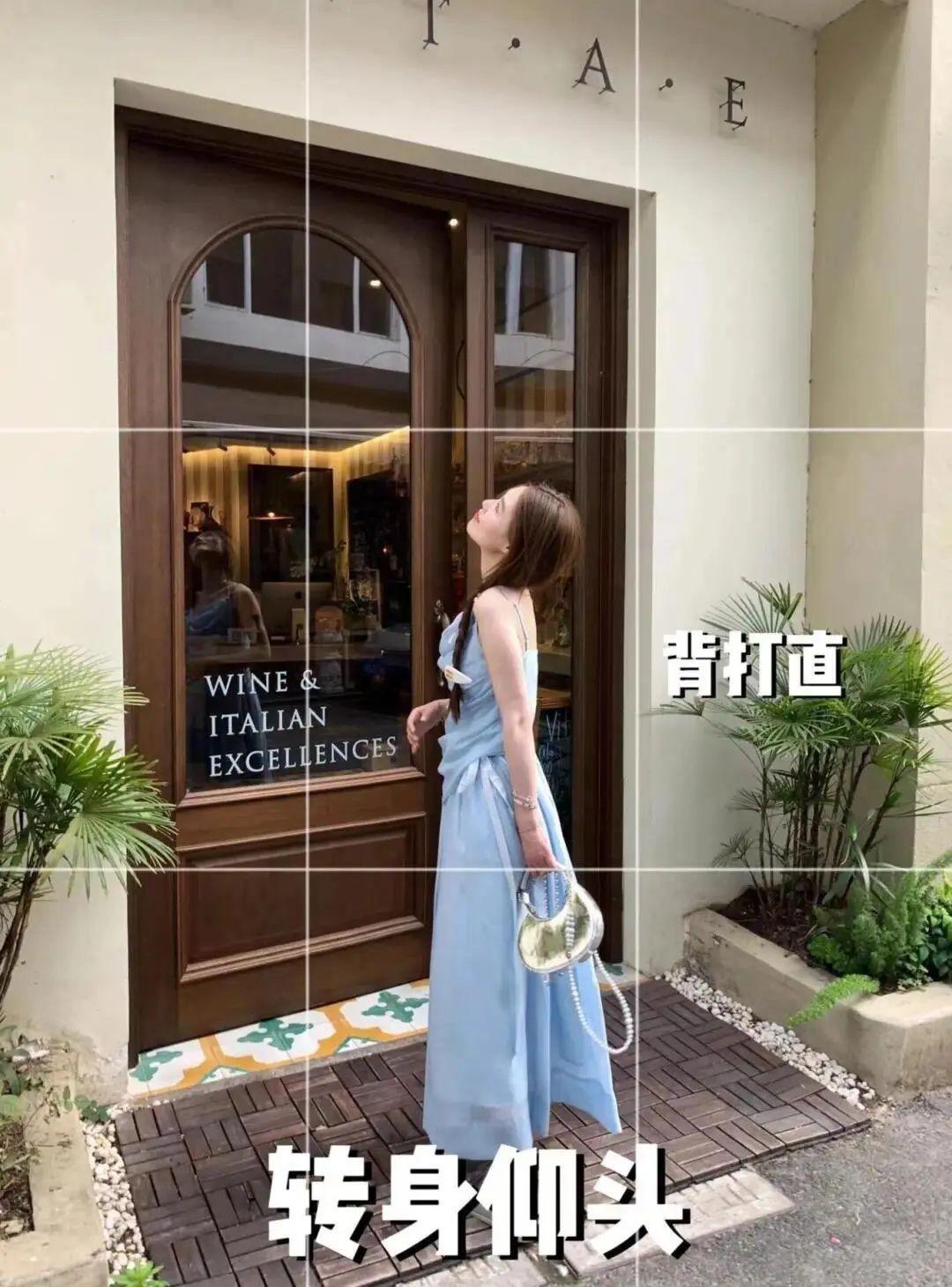 长裙拍照,学这些技巧,拍照气质温柔,自然漂亮