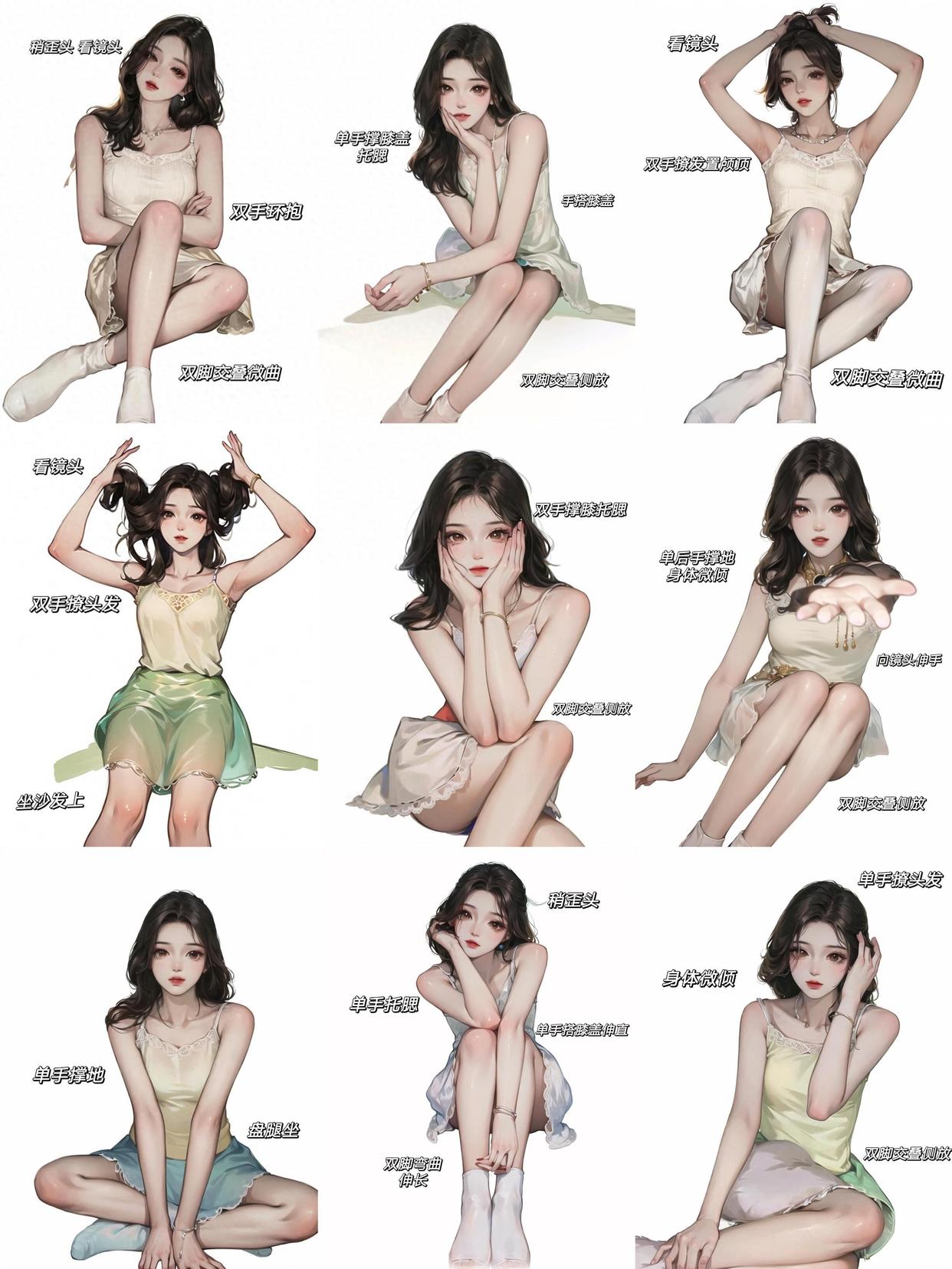 坐姿拍照,在家就能轻松拍,高级感、氛围感满满