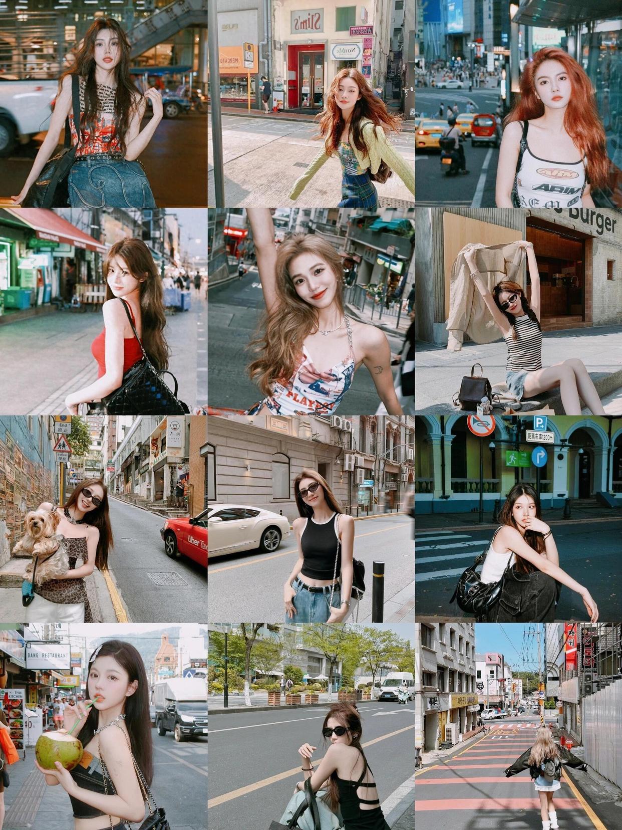 街道拍照,超全的拍照姿势,街边拍照时尚又有氛围感