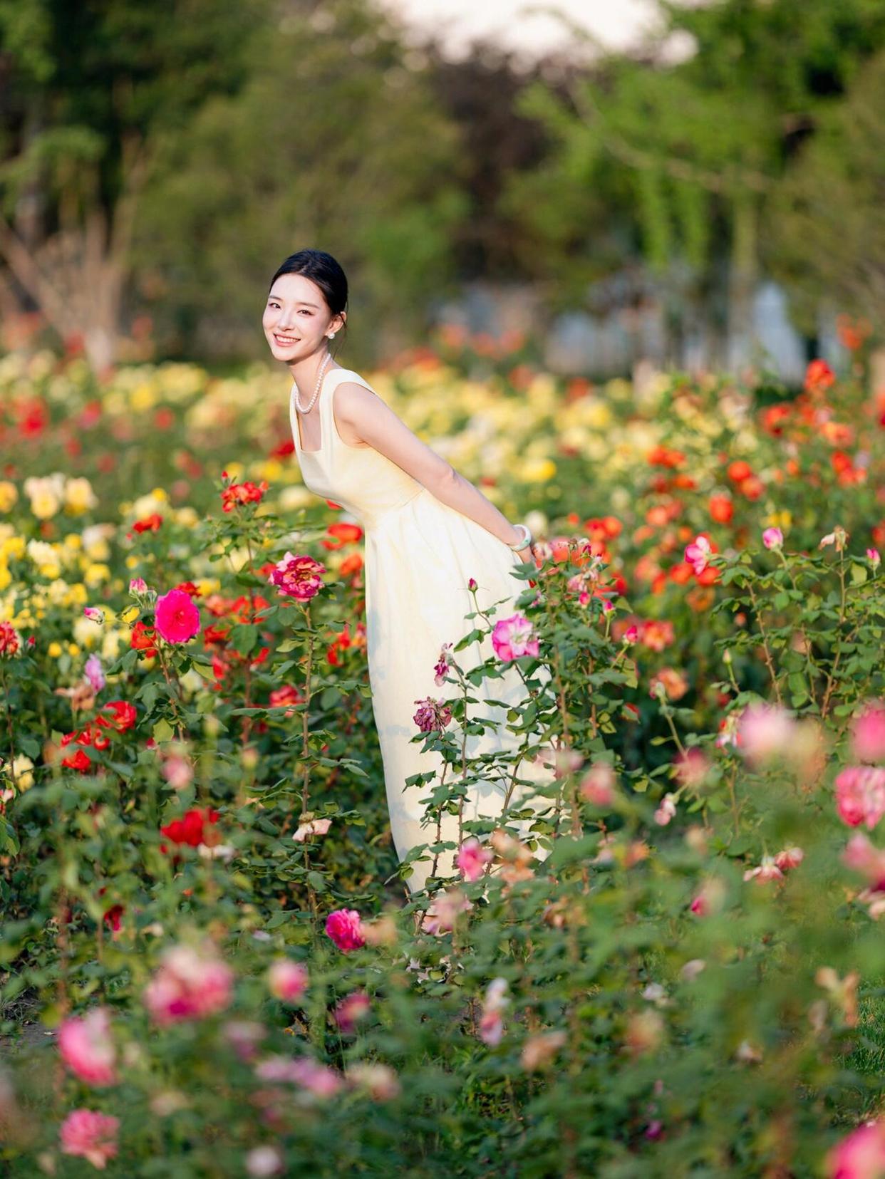 公园拍照,一些姿势技巧,轻松掌握,拍照好看、有气质