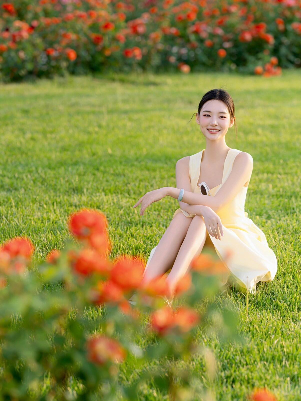 公园拍照,一些姿势技巧,轻松掌握,拍照好看、有气质