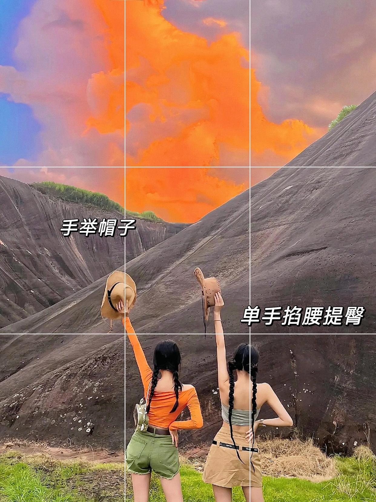 姐妹拍照,记住这些拍照姿势,两个人随便拍都出片好看