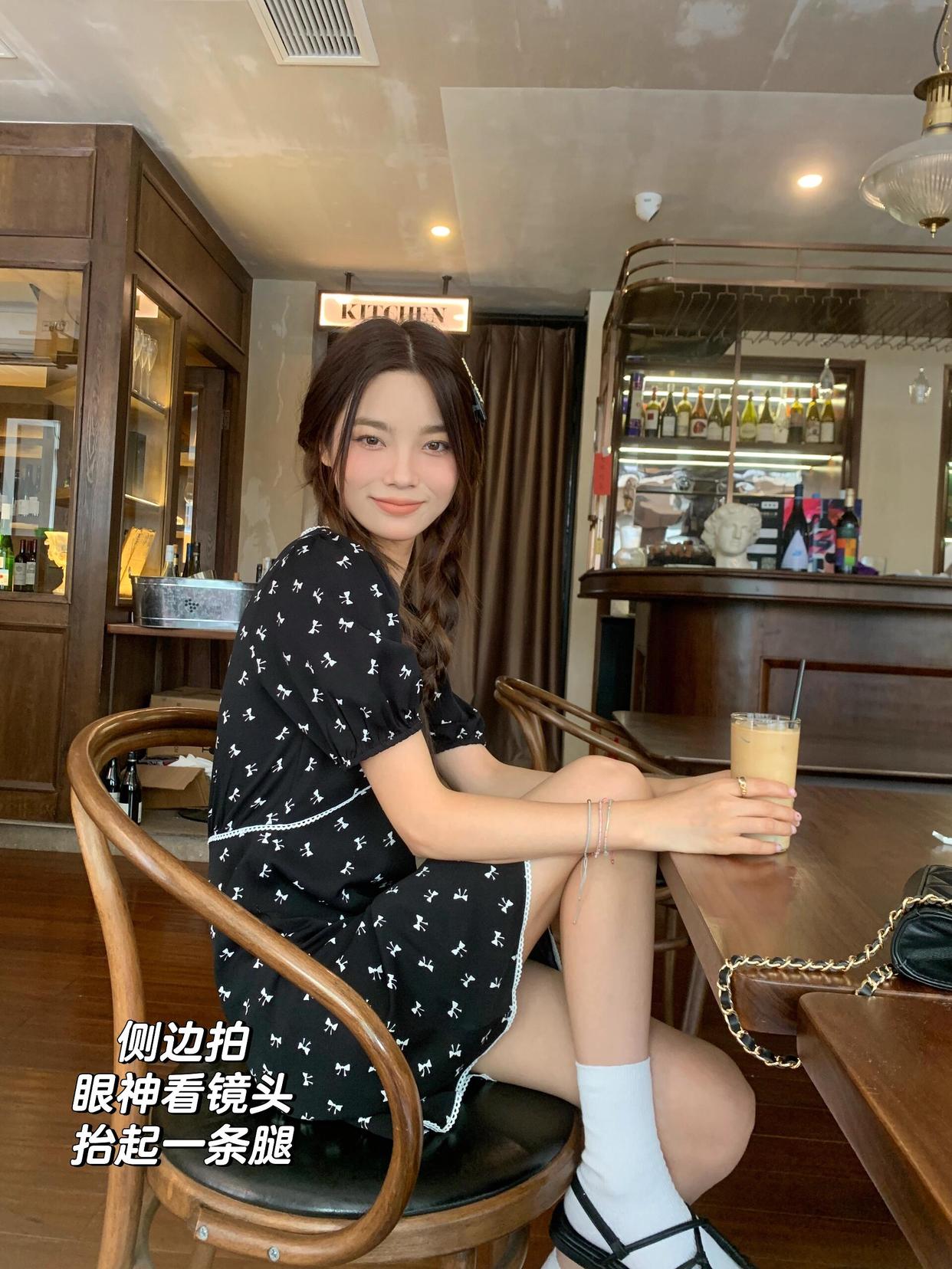 坐着拍照不尴尬,7个拍照姿势,好看万能又有氛围感