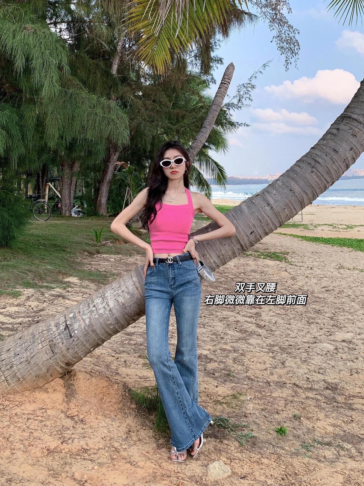 9个小幅度拍照姿势,简约大方又上镜,社恐女生拍照必备