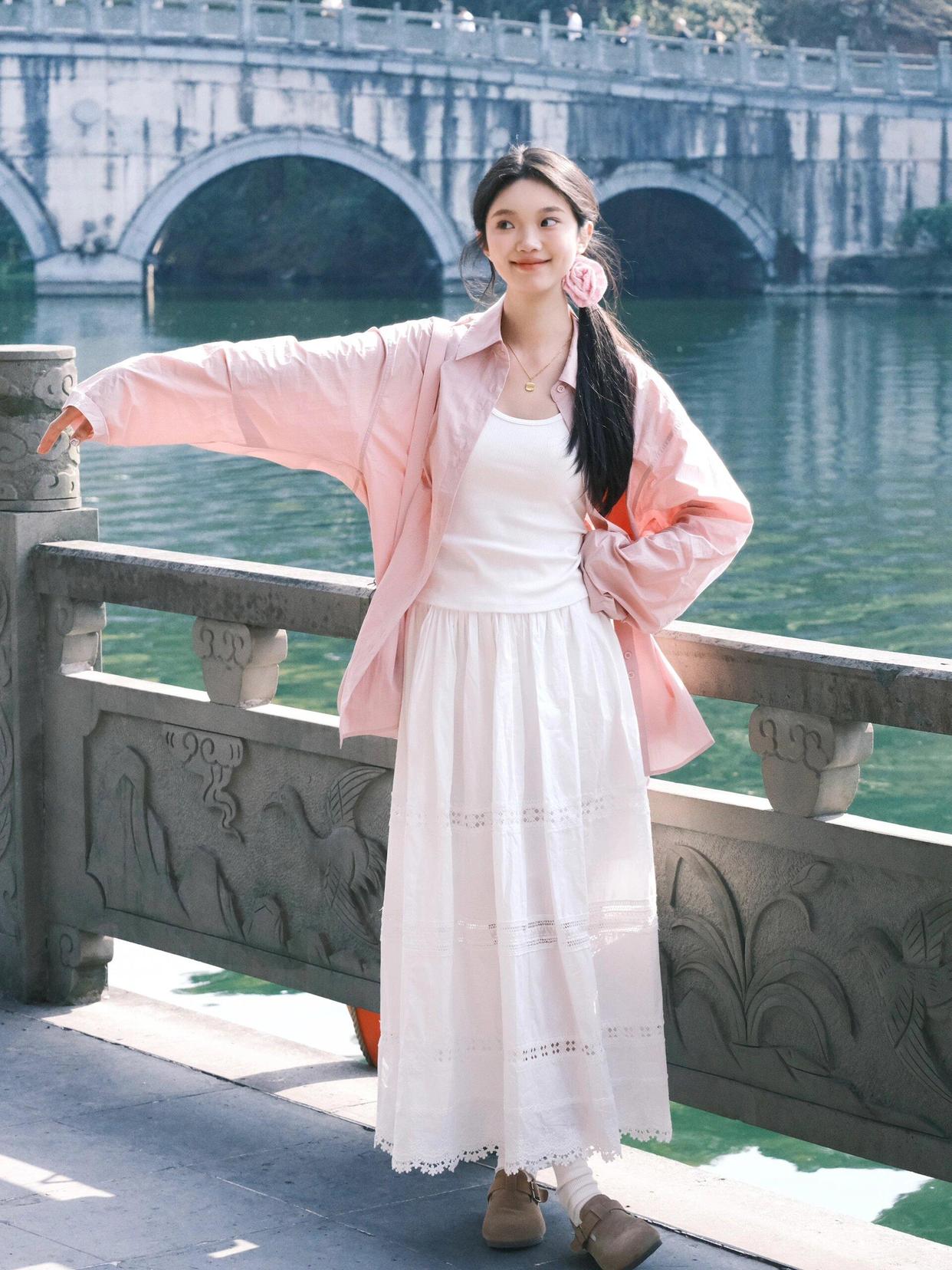 拍照小心机,6个站姿拍照技巧,这样拍照腿长照片又好看