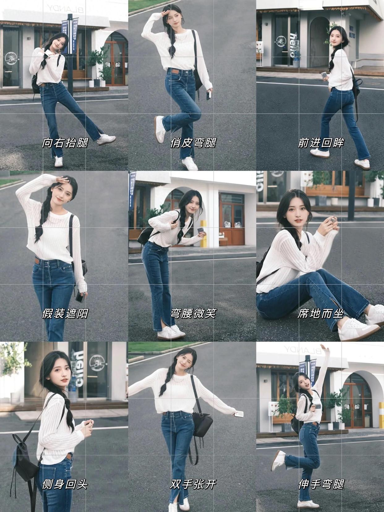 想要拍照更上镜,这些简约好看的拍照姿势,总有一个适合你