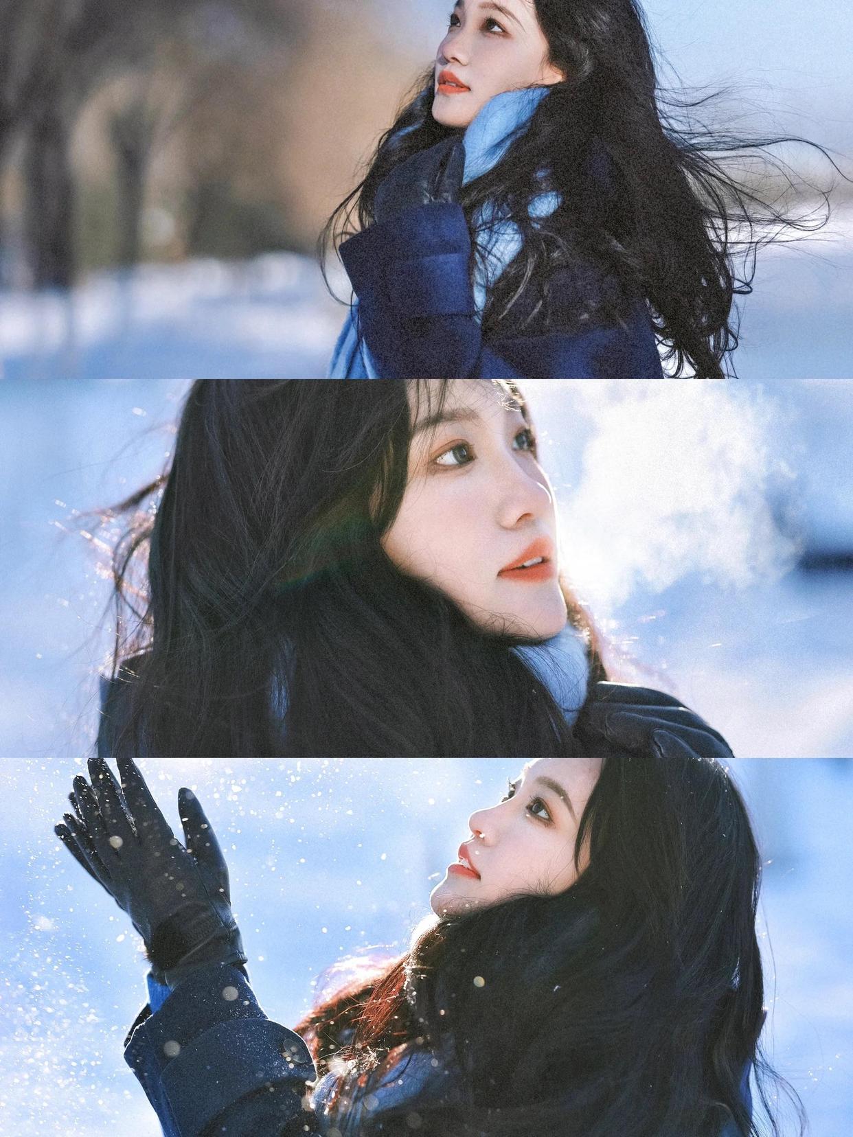 雪地人像摄影,这些姿势和技巧,出片率高人也美