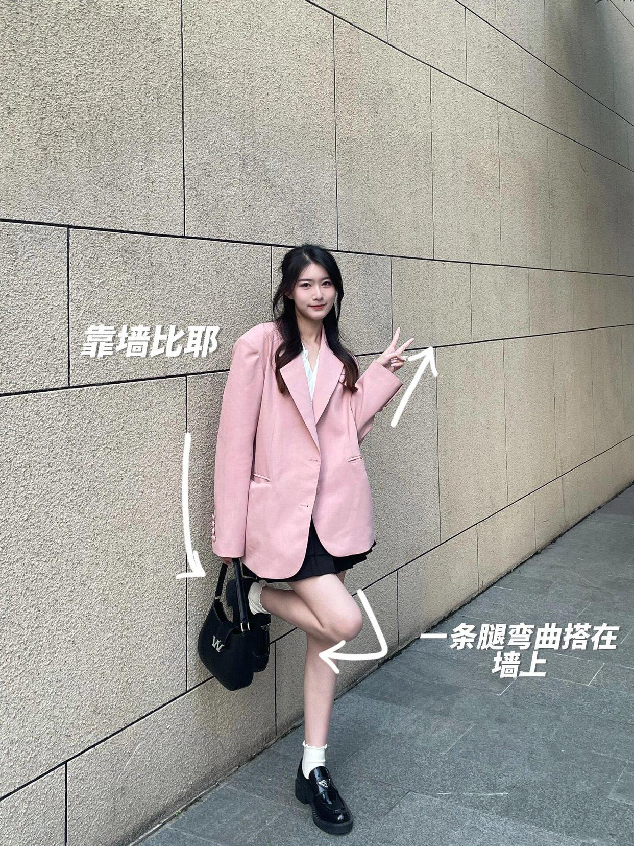 全身照站姿怎么拍,9个姿势,温柔又出片,腿长又好看