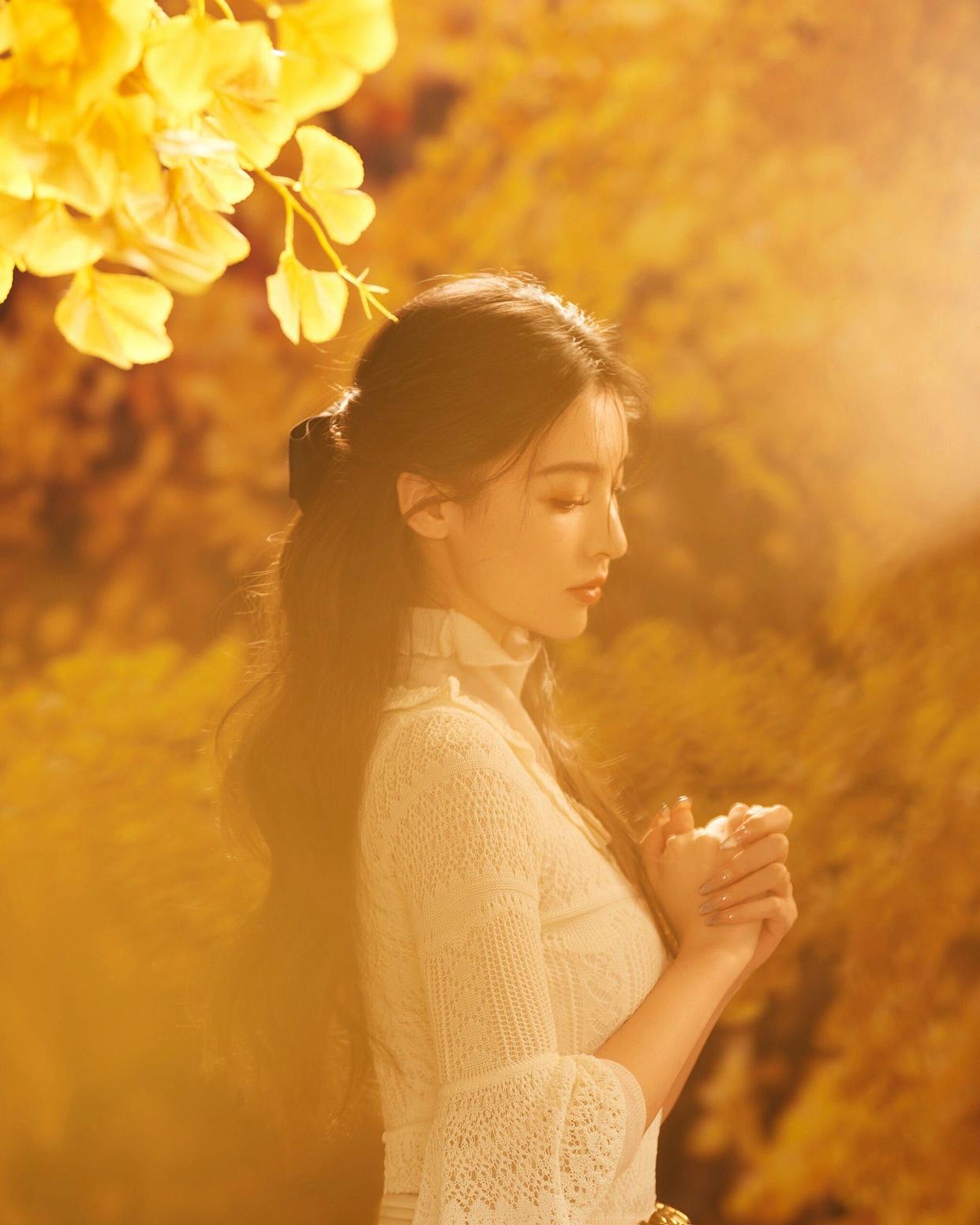 秋冬氛围感银杏写真,一拍就能出片,谁拍谁好看