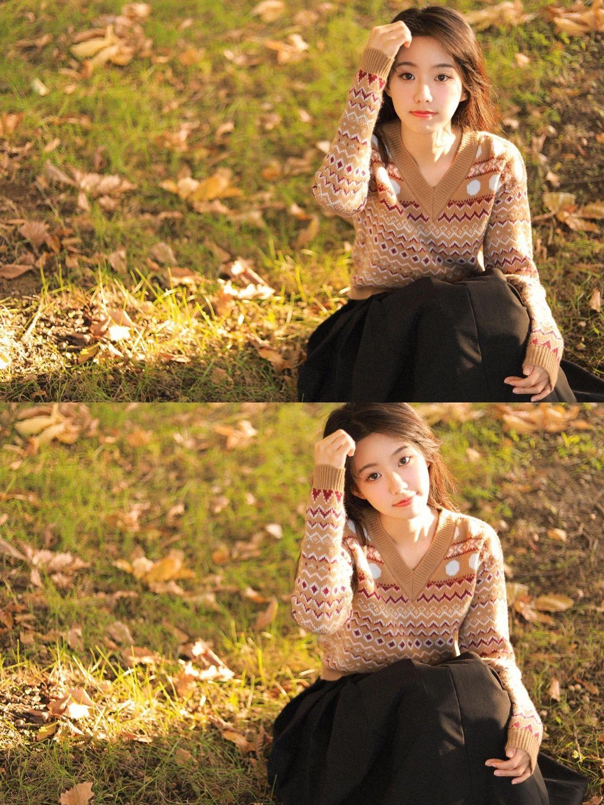 秋天怎么拍美照,8个姿势简单好学,拍出氛围感满满