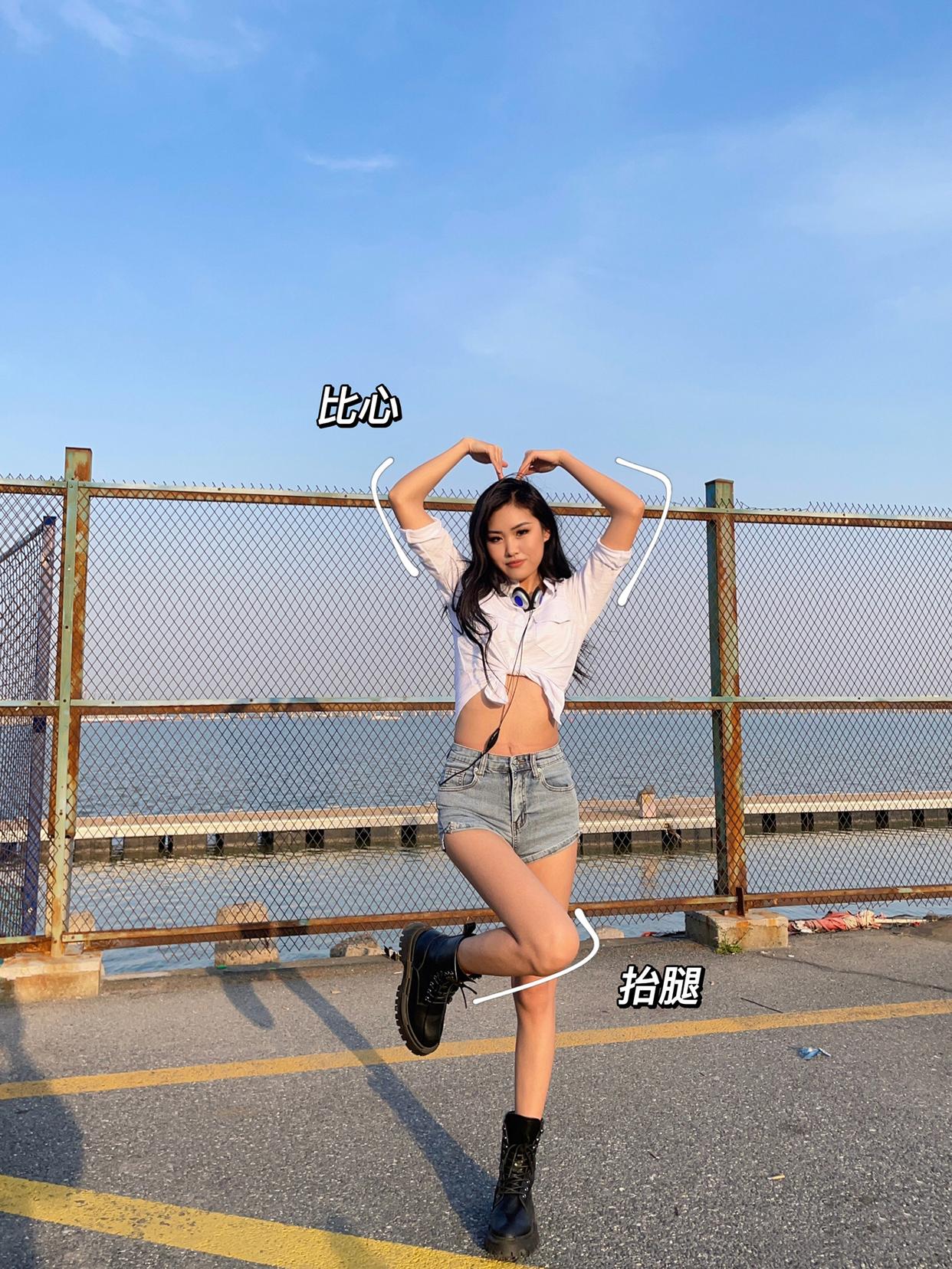 9个全身站姿拍照姿势,各有各的好看,教你拍出自然显高的全身照