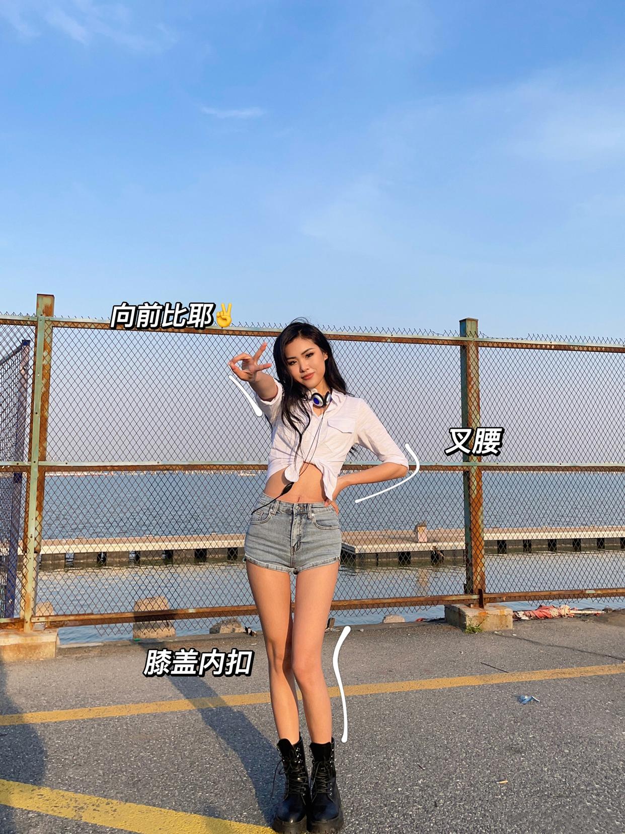 9个全身站姿拍照姿势,各有各的好看,教你拍出自然显高的全身照