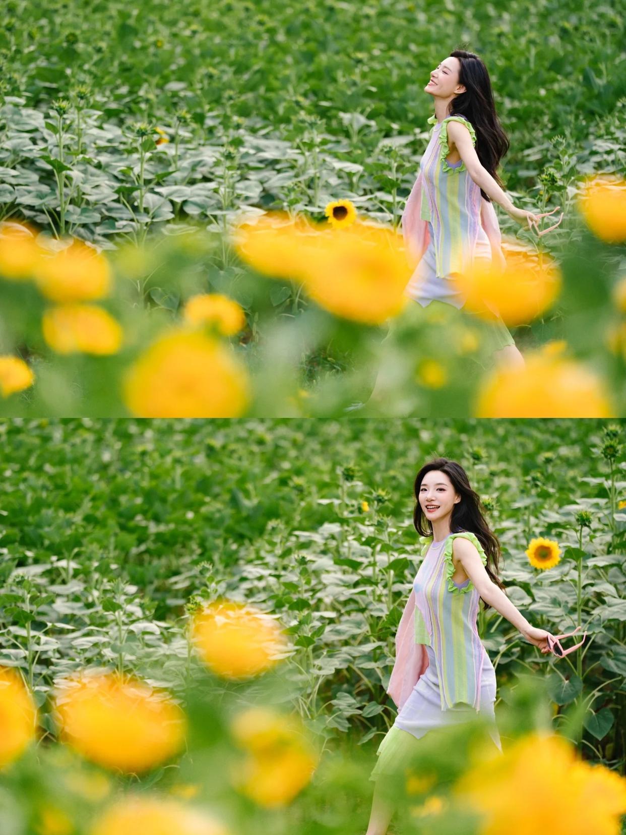 拍好向日葵人像美照,8个技巧很重要,手机拍也能又美又自然