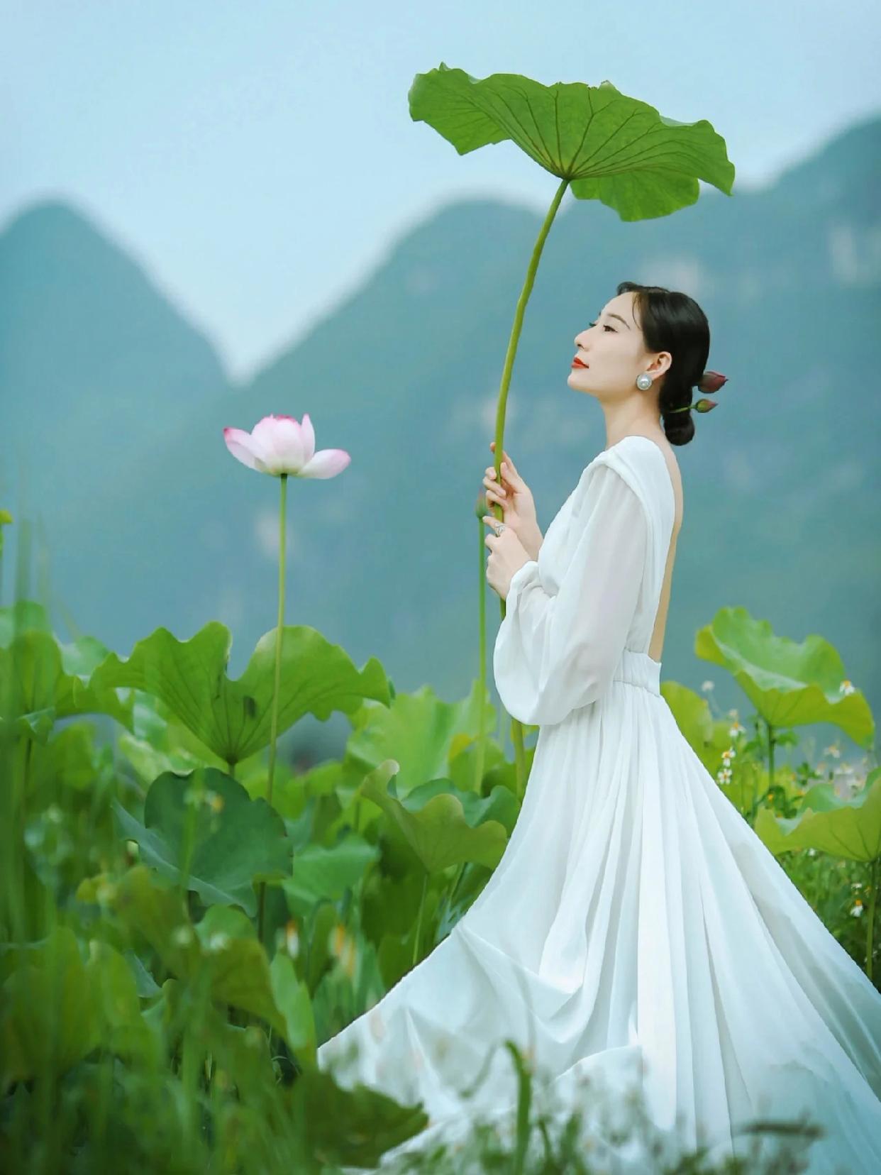 把荷花人像拍美,8个技巧值得一学,发朋友圈获赞无数