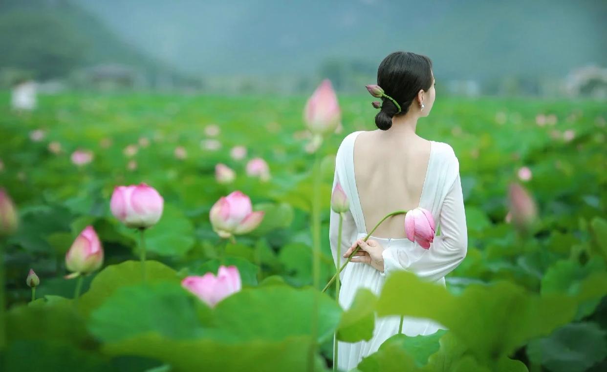 把荷花人像拍美,8个技巧值得一学,发朋友圈获赞无数