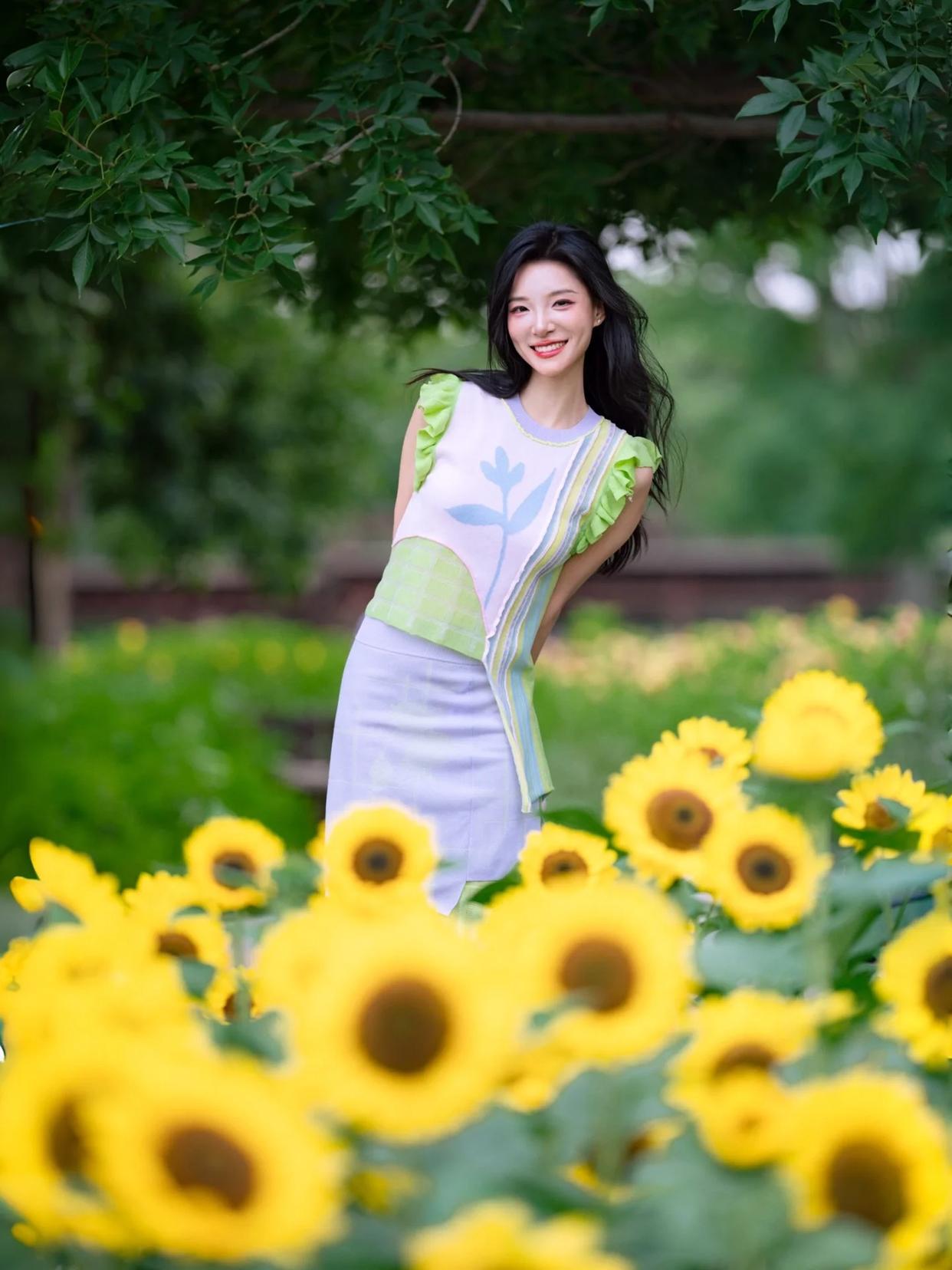 拍好向日葵人像美照,8个技巧很重要,手机拍也能又美又自然