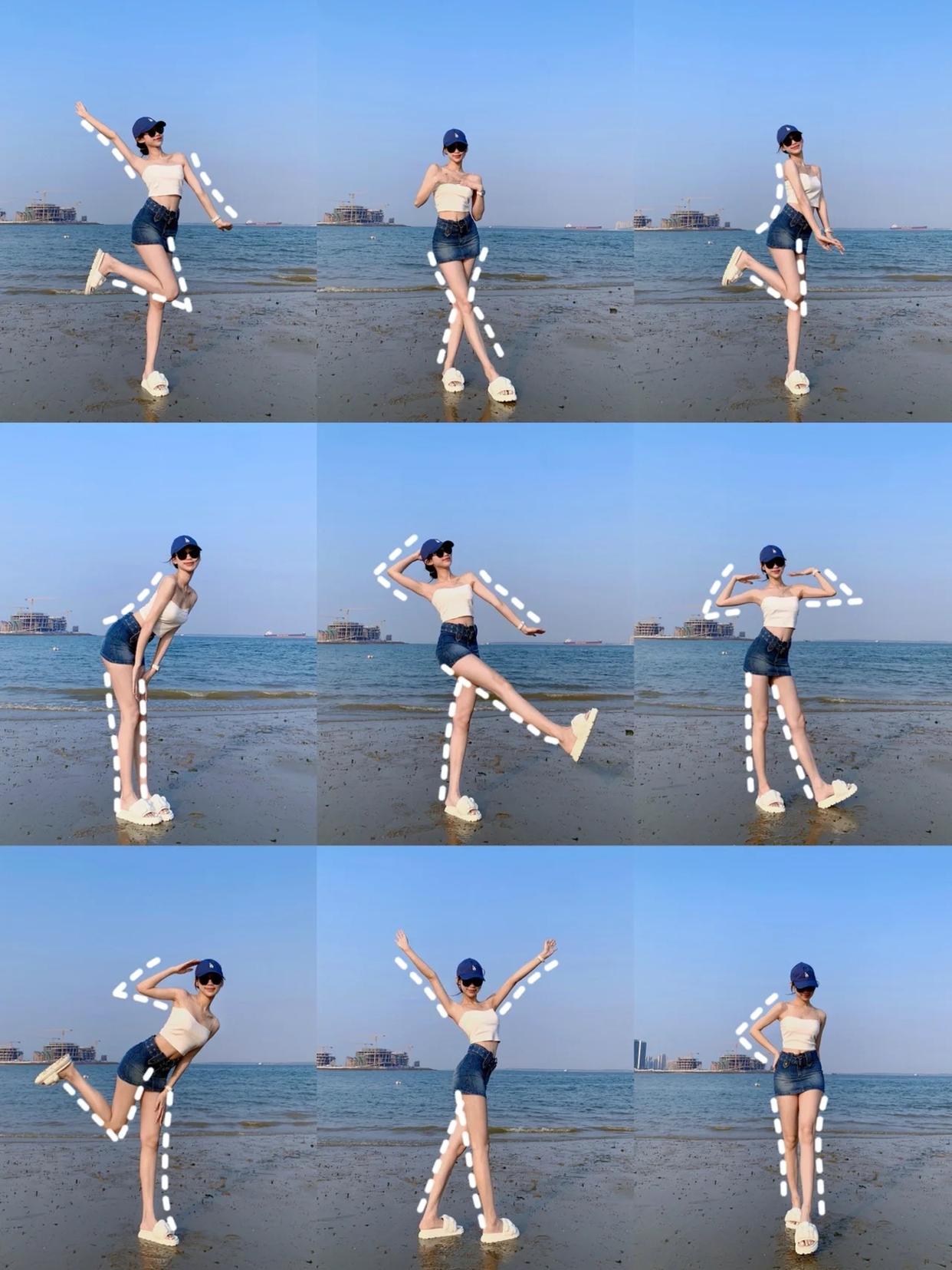 夏天拍全身照,记住这些技巧和要点,拍照又瘦又显好身材