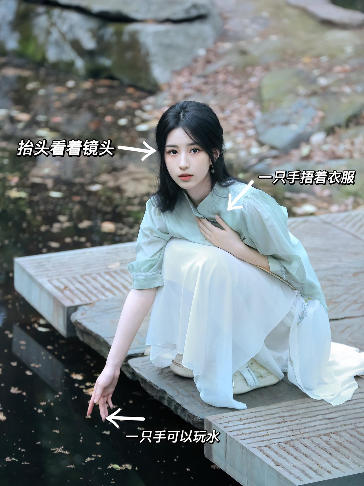 中式写真拍照姿势,9个姿势,让你拍出好看气质国风美照