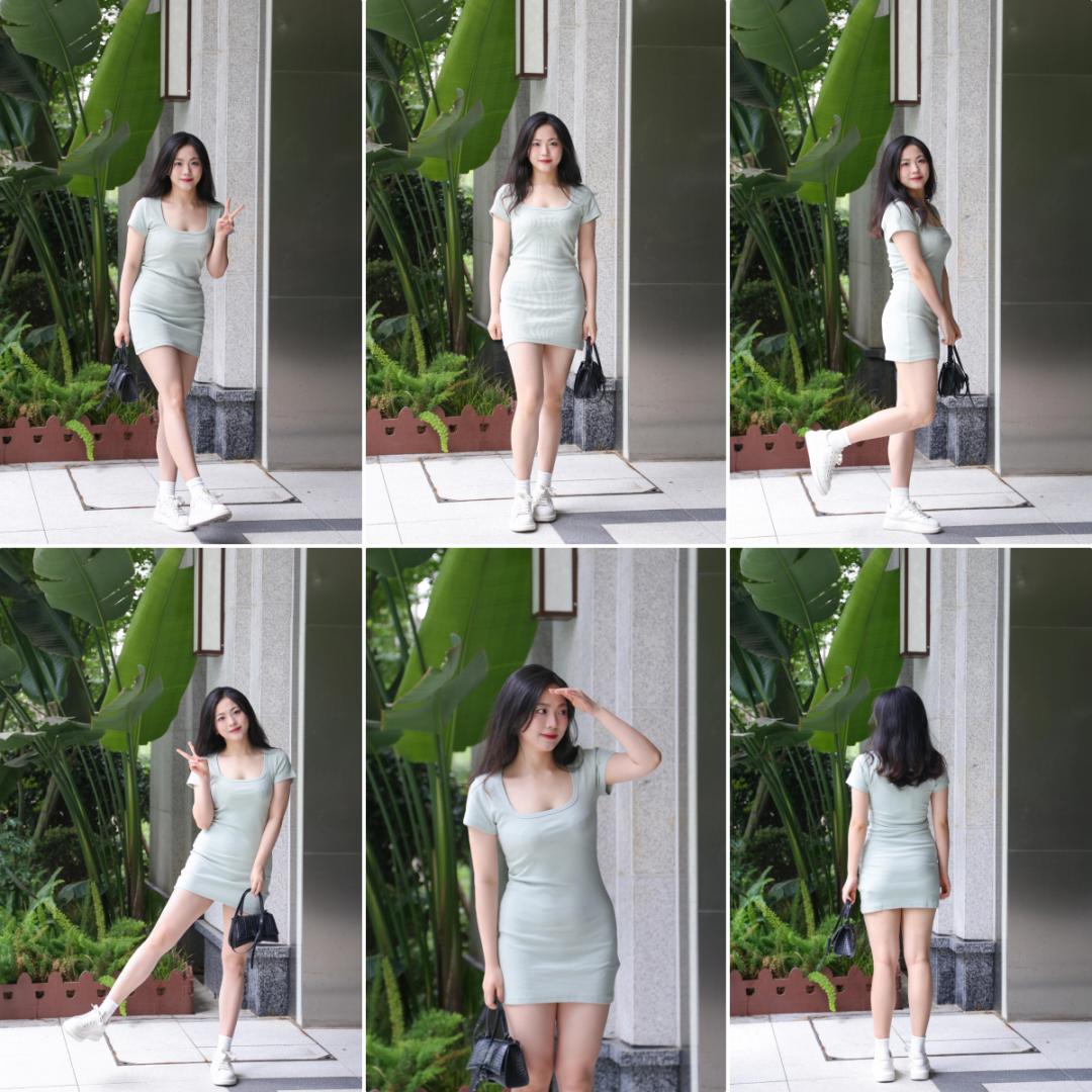 微胖女生拍照,几个小技巧,显瘦显高又好看,漂亮出片身材好