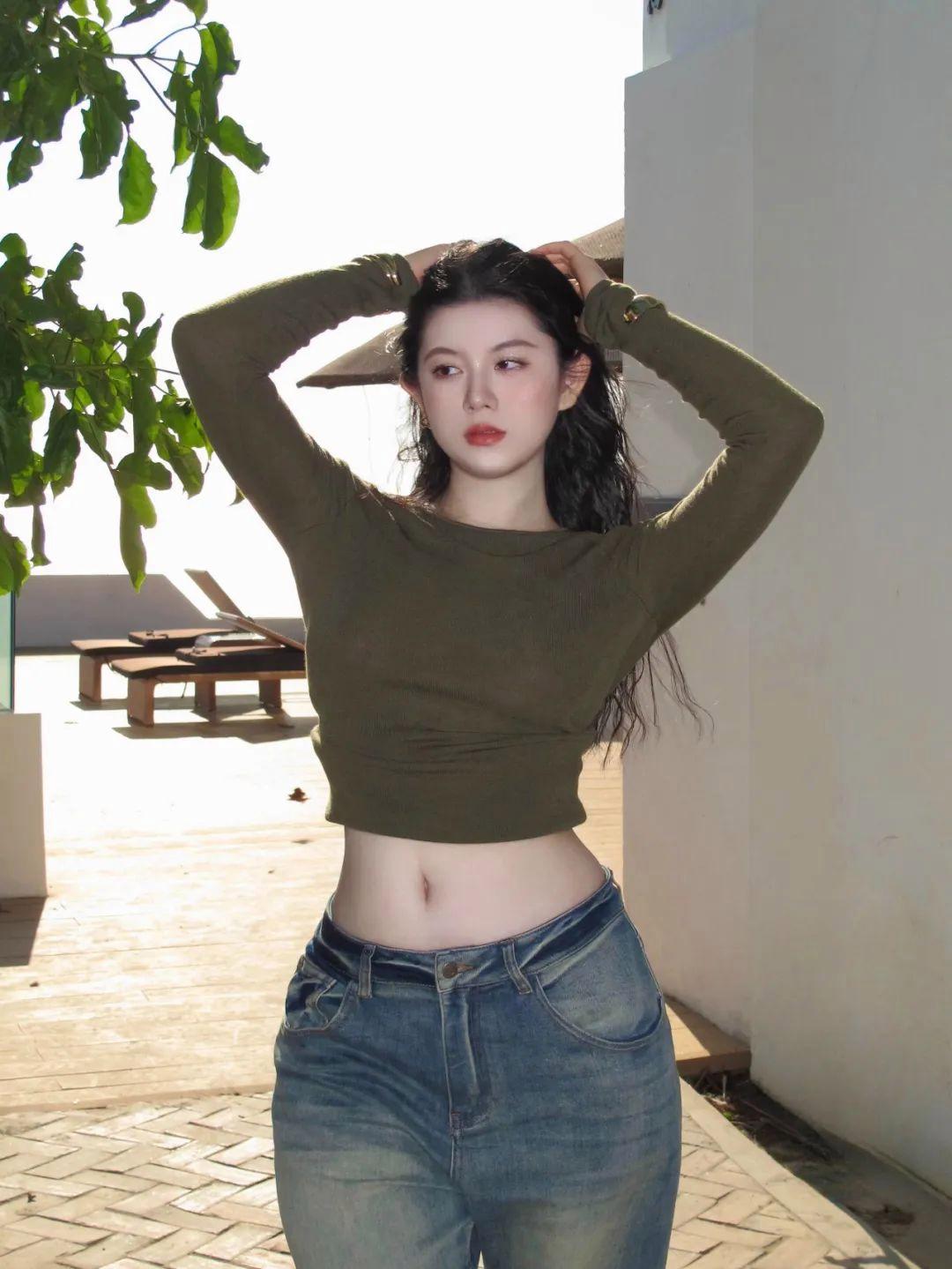 梨形身材拍照,配合几个动作,又酷又美,显瘦显身材,气质又好看