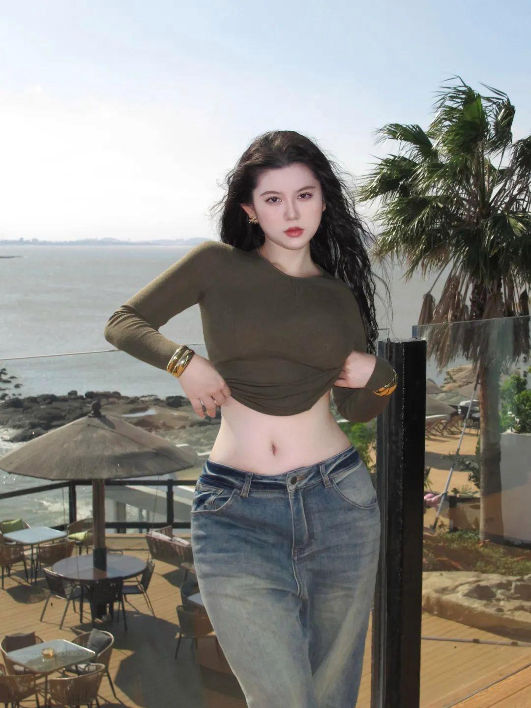 梨形身材拍照,配合几个动作,又酷又美,显瘦显身材,气质又好看