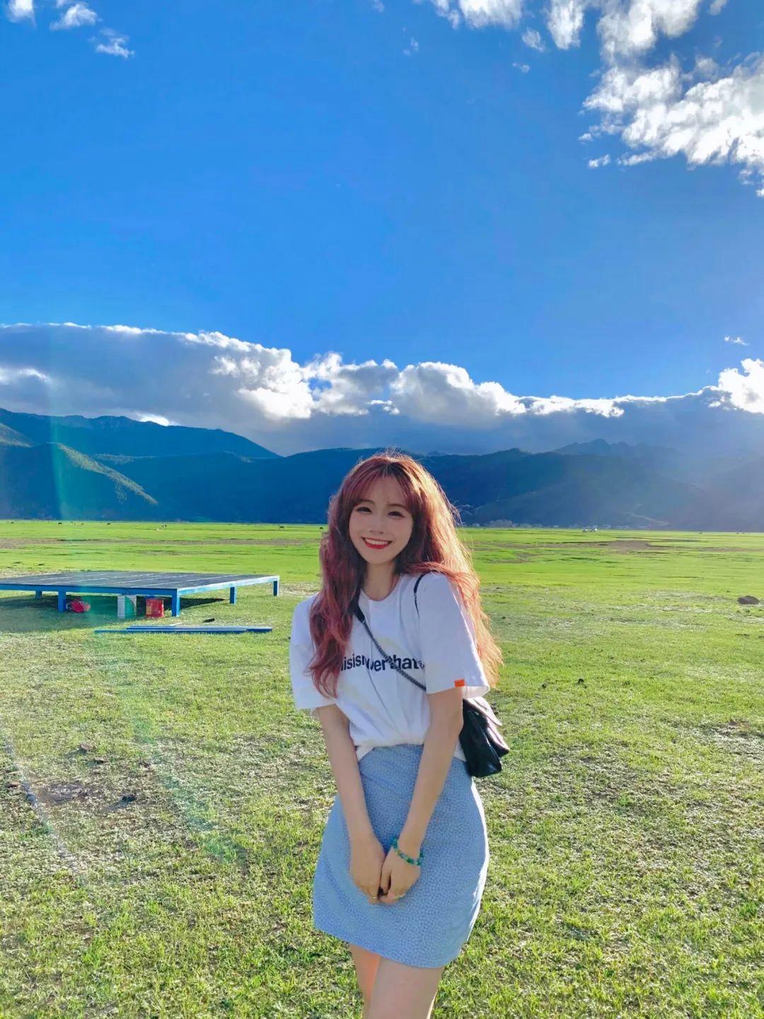 草原拍照收藏起来,一学就会,简单出片有生命力,松弛又漂亮