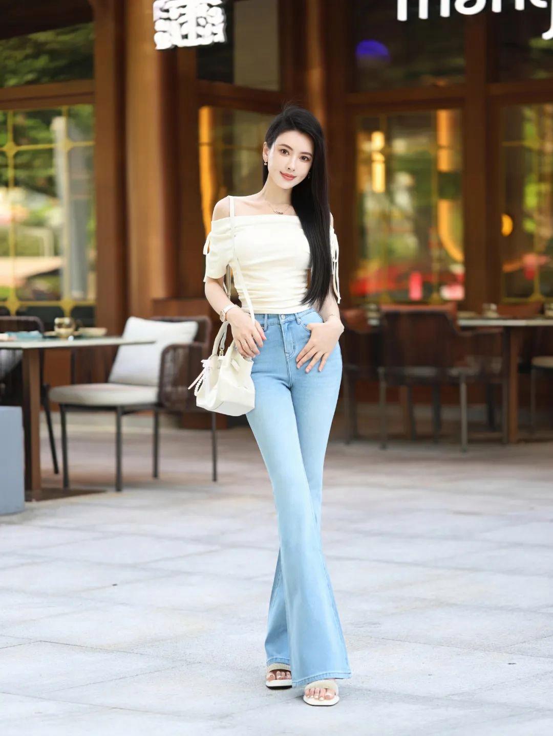 牛仔裤拍照,告别不自然,9个拍照动作,时尚漂亮显身材