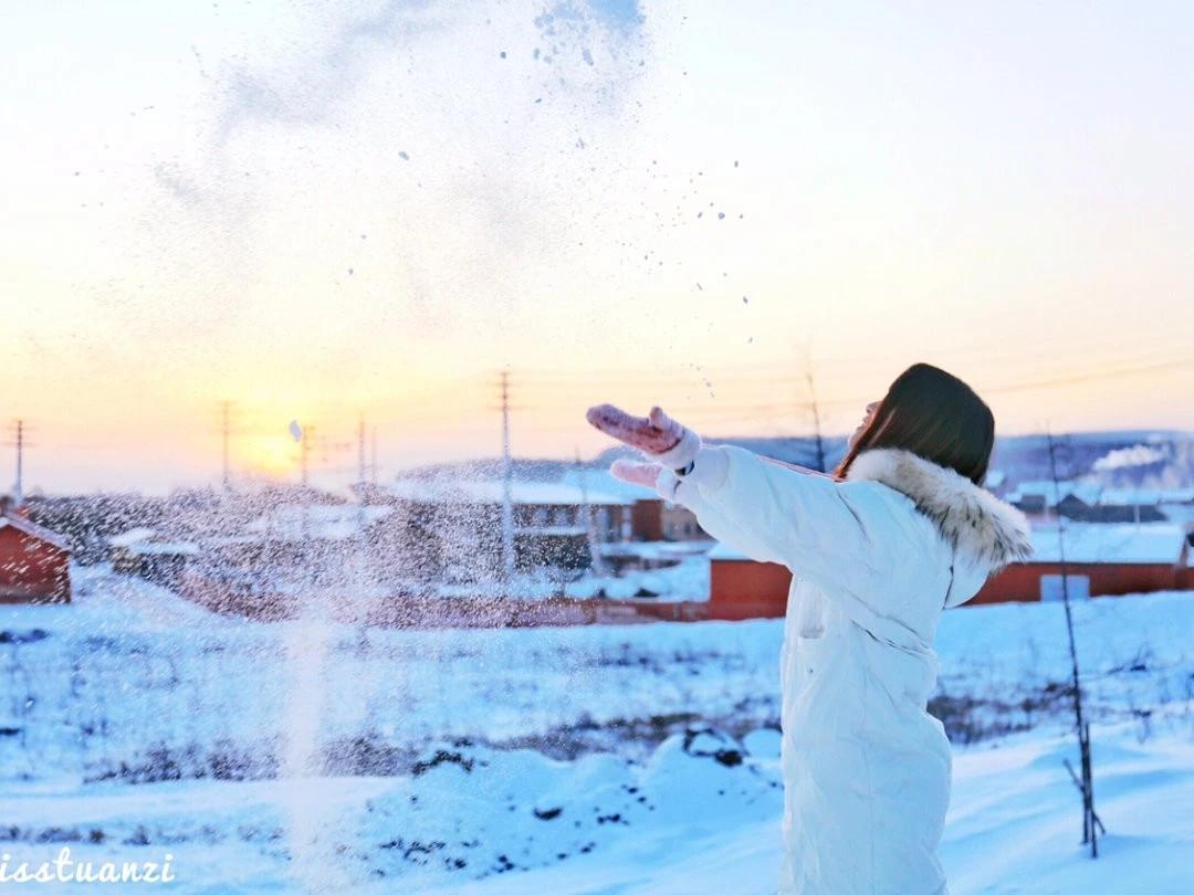 拍出有美感的雪景人像,女生不可错过这10个方法,不紧张不尴尬