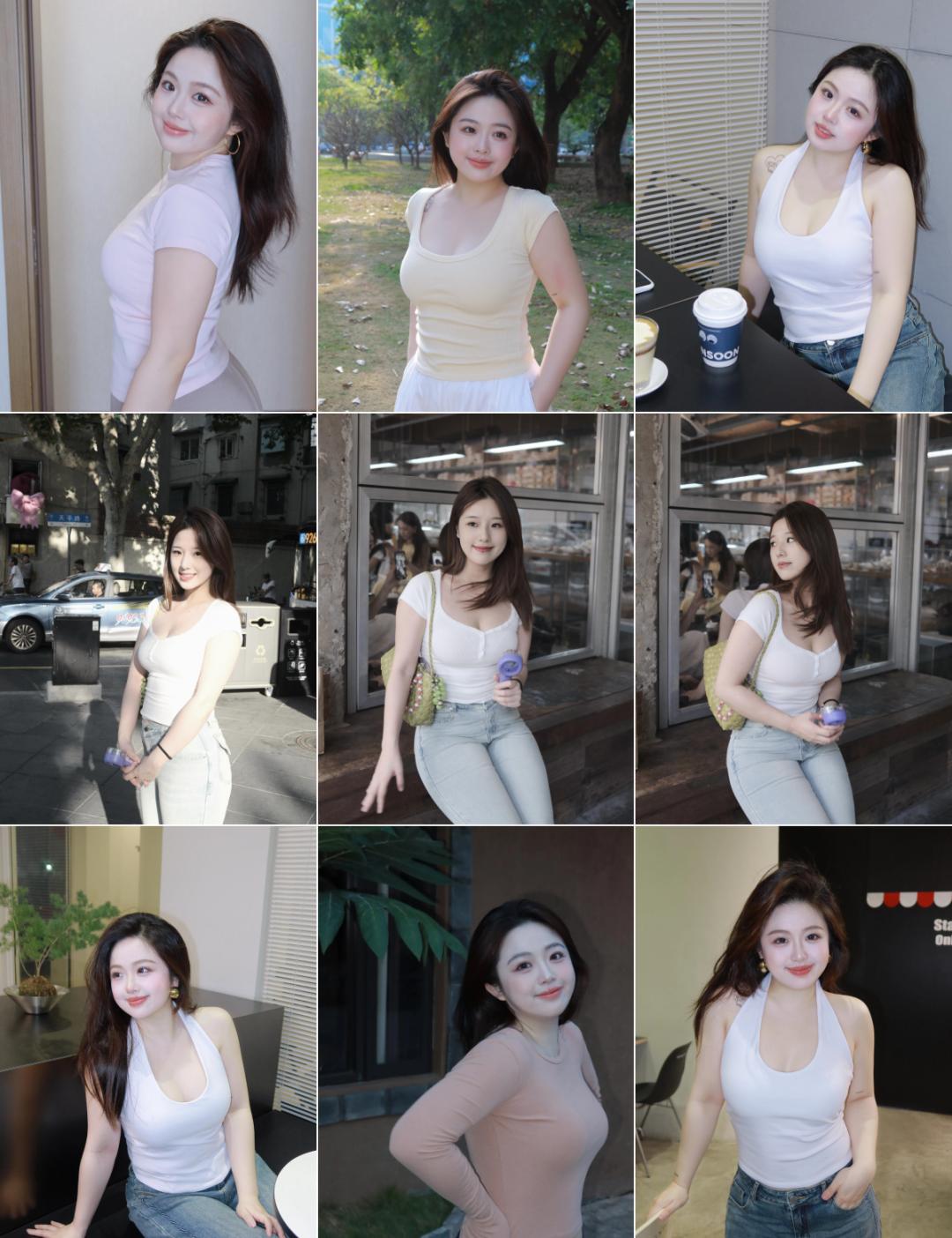 肉肉女生拍照,9个动作,修身好看显身材,大大方方超漂亮