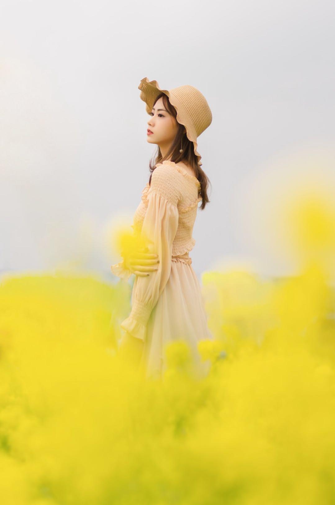 花海拍摄人像常用的7个姿势,都很简单易学,怎么拍都好看