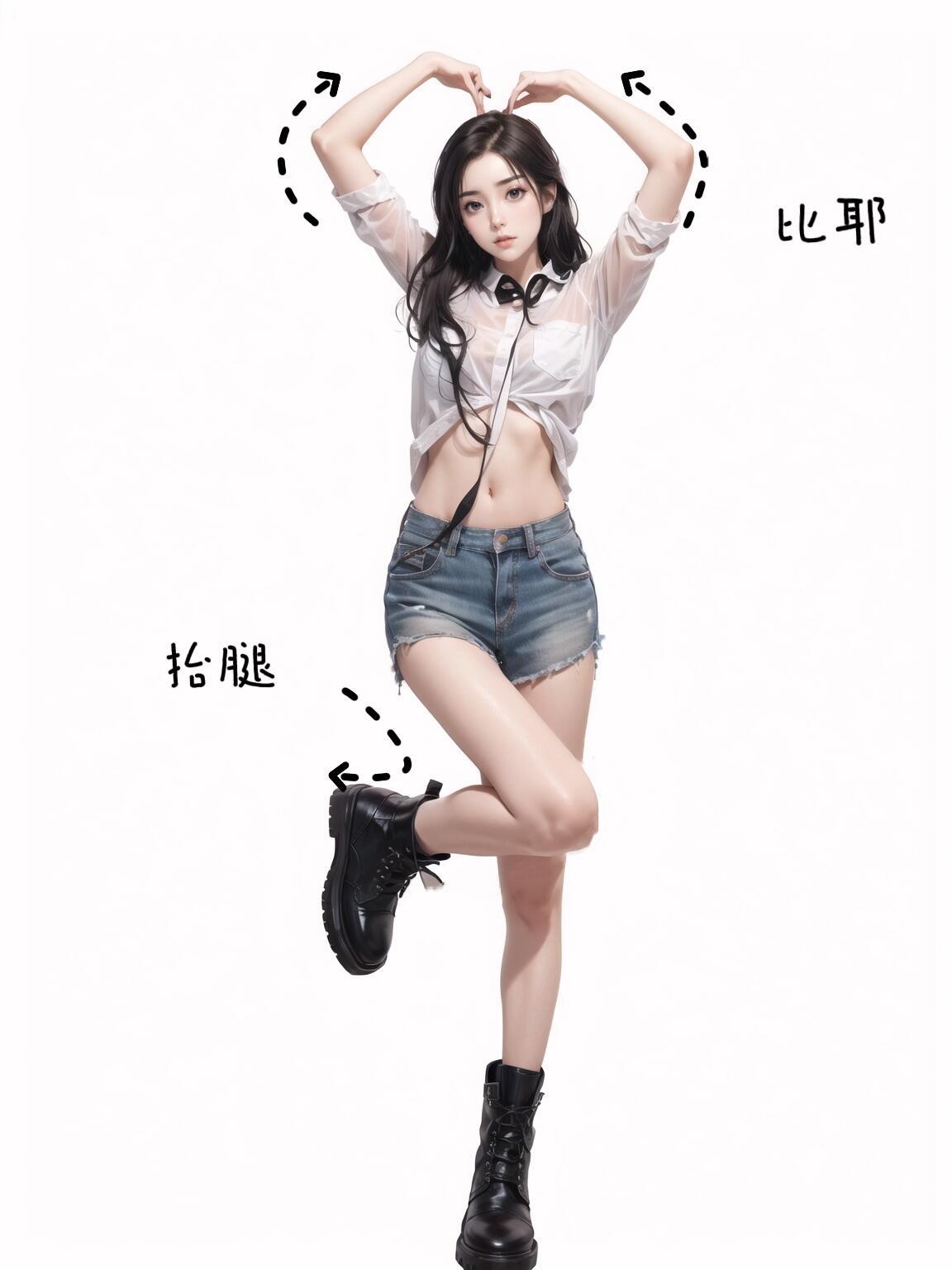 全身站姿照,9个动作跟着拍,拍照腿长好看,自然上镜又出片