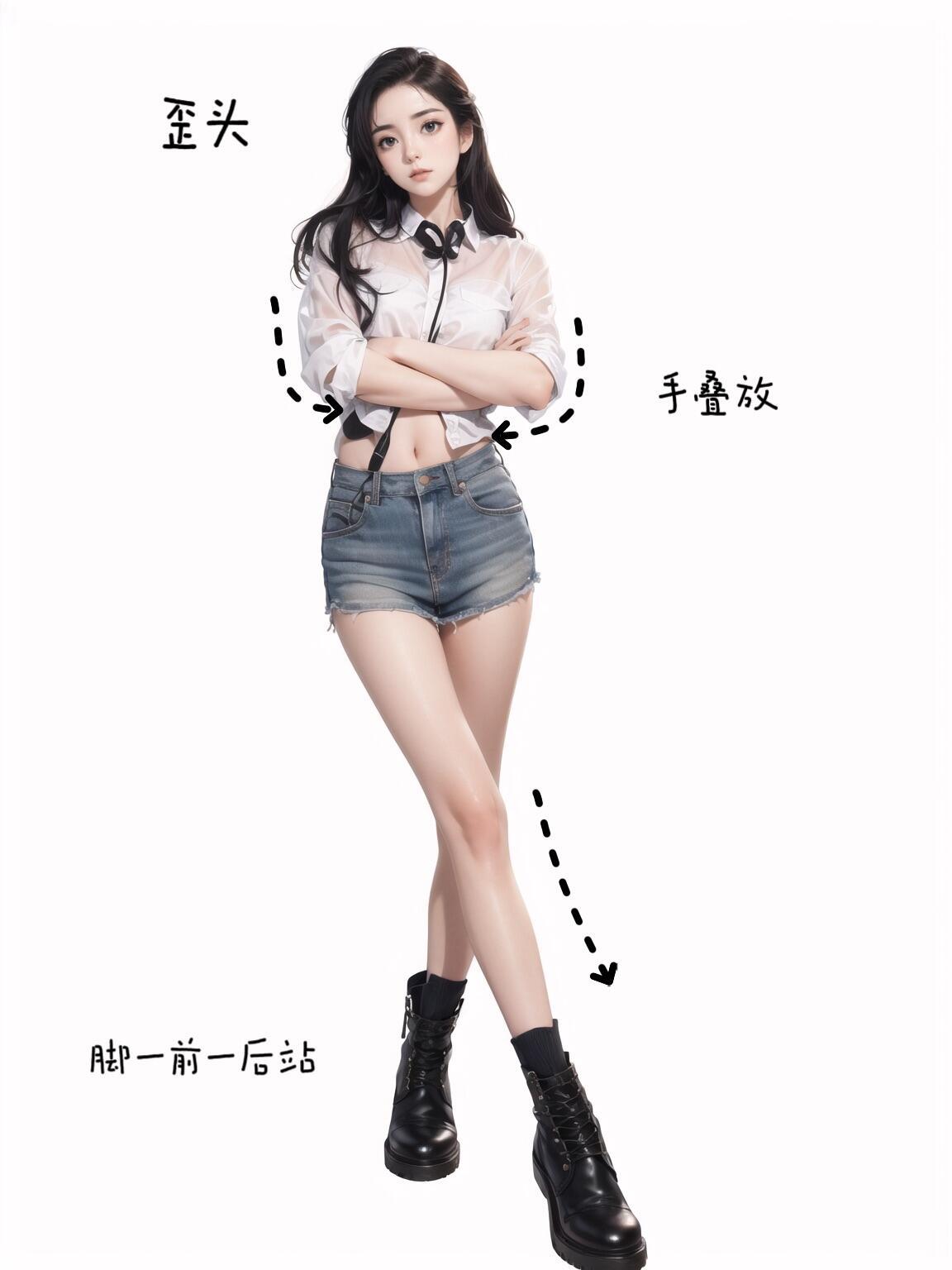 全身站姿照,9个动作跟着拍,拍照腿长好看,自然上镜又出片