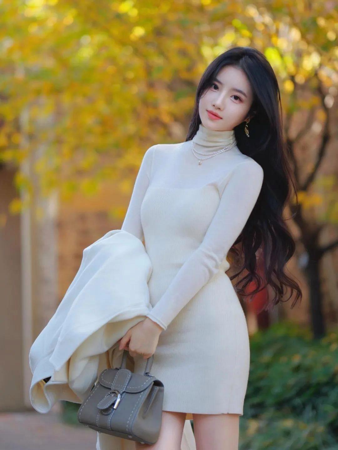 大衣拍照,10个动作学起来,拍照优雅漂亮,温柔大方有气质