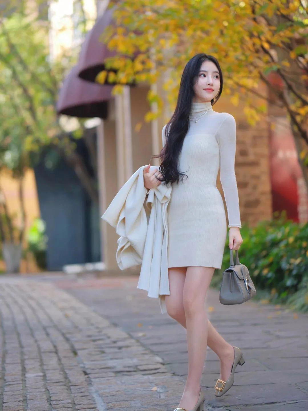 大衣拍照,10个动作学起来,拍照优雅漂亮,温柔大方有气质