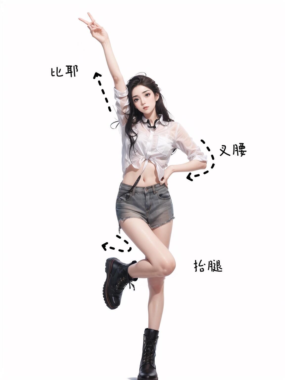 全身站姿照,9个动作跟着拍,拍照腿长好看,自然上镜又出片